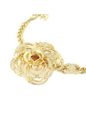 Chanel Choker Necklace Gold